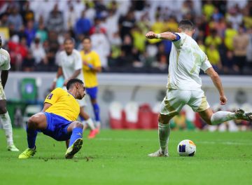 النصر يواجه ضمك في دوري روشن السعودي