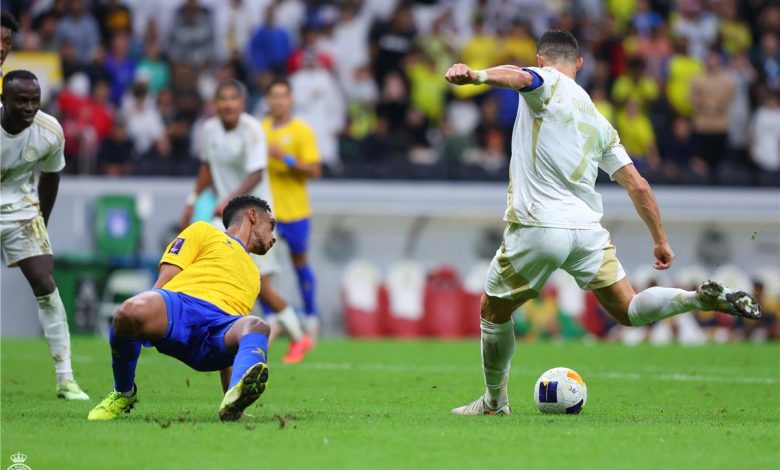 النصر يواجه ضمك في دوري روشن السعودي