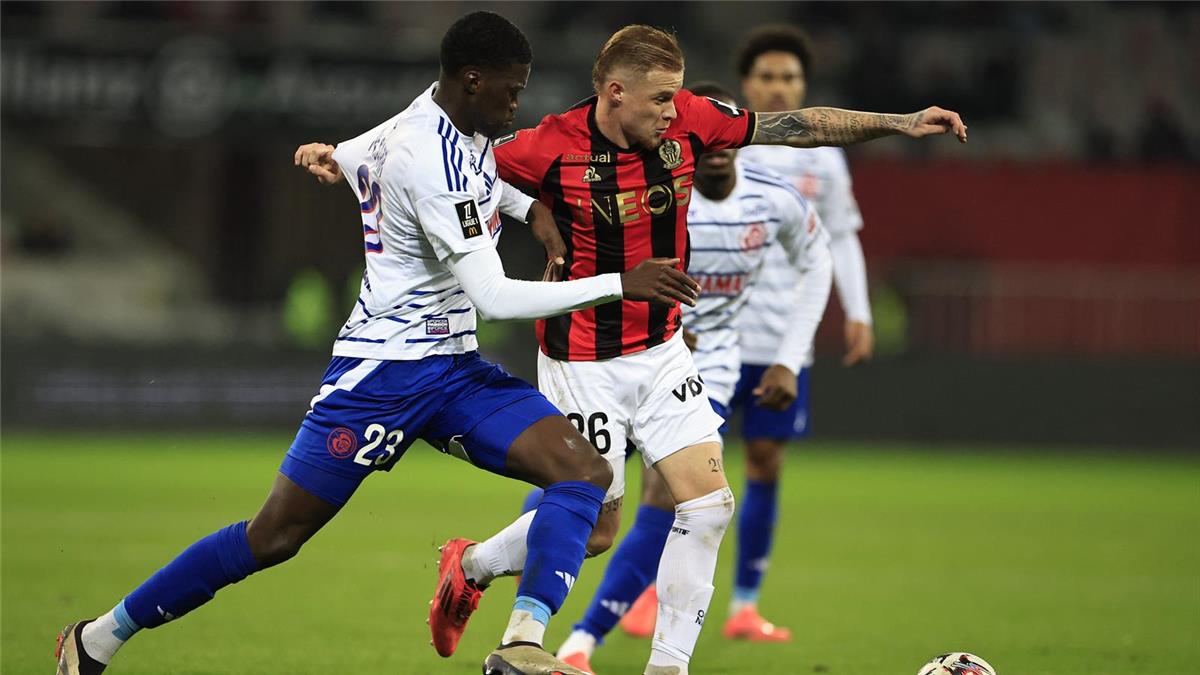 نيس يهزم ستراسبورج (2-1) في بطولة الدوري الفرنسي