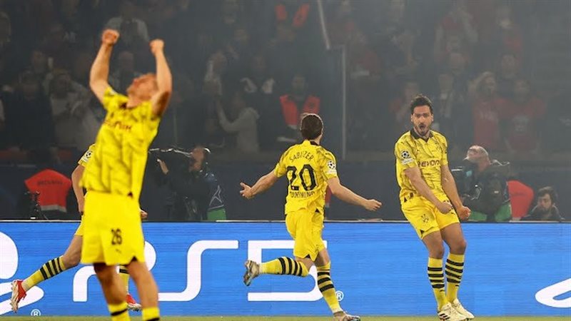 برشلونة يحقق الفوز على دورتموند بدوري أبطال أوروبا