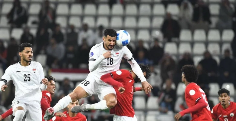 فوز المنتخب العراقي على اليمني في بطولة كأس الخليج العربي