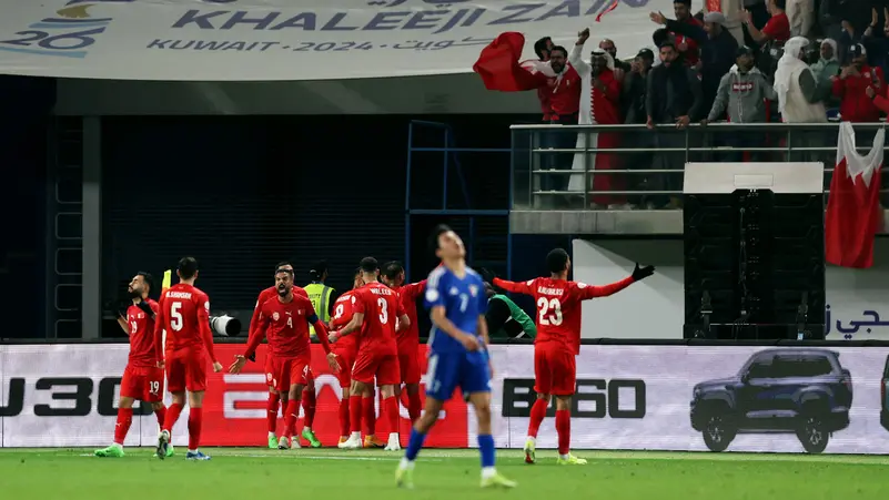 البحرين تحجز مقعدها في نهائي خليجي 26 بعد فوزها على الكويت