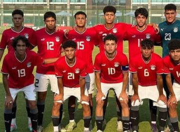 خسارة منتخب مصر للناشئين أمام عمان