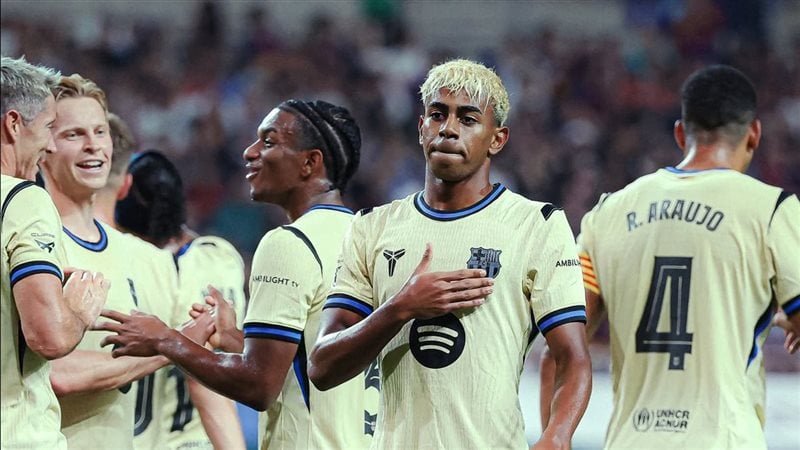 تشكيل برشلونة الرسمي لمواجهة رايو فاليكانو في الدوري الإسباني