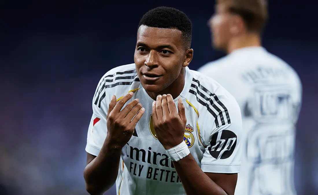 ريال مدريد ضد أوفييدو… فوز ساحق بثلاثية لمبابي وفينيسيوس